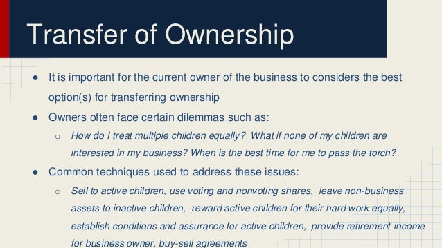 Transfer of compensatory stock options