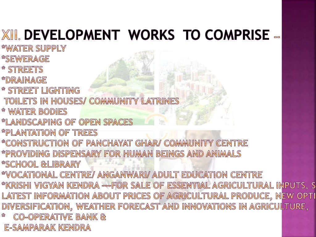 Planning for village development