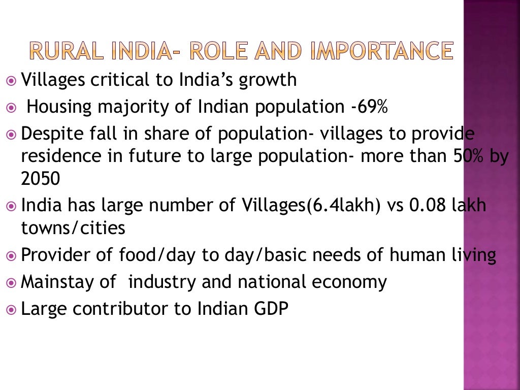 Planning for village development