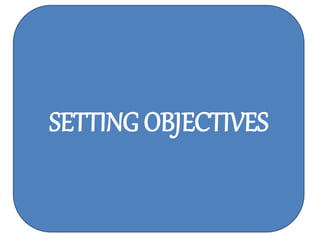 SETTING OBJECTIVES
 