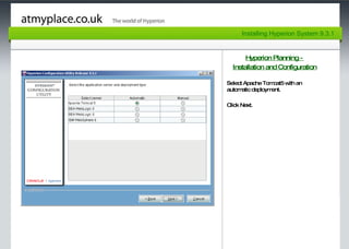 How to install Hyperion Planning - Part 5 Planning Install | PPT