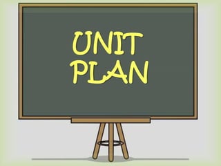 UNIT 
PLAN 
 