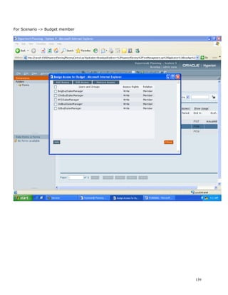 For Scenario -> Budget member




                                139
 