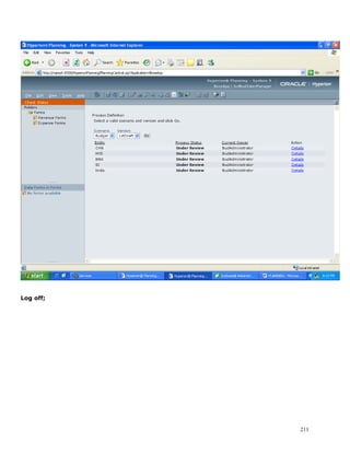 Log off;




           211
 
