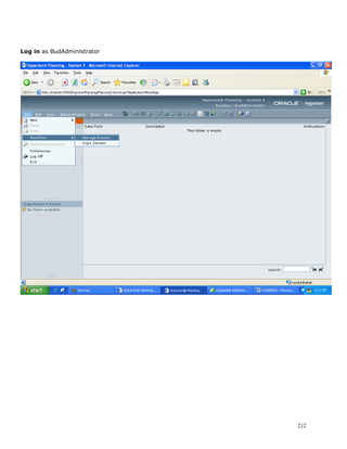 Log in as BudAdministrator




                             212
 