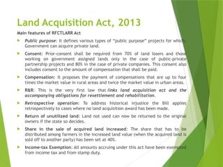 Comprehensive Overview of Land Acquisition Laws and Practices in India ...