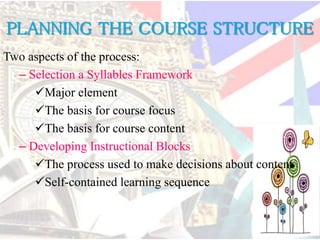 Planning lessons and courses | PPTX