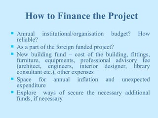 Planning library build presentation | PPT