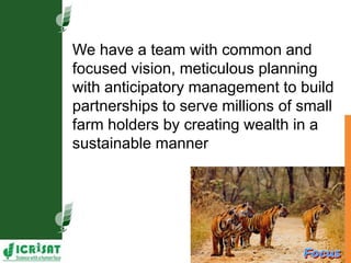 Asia Regional Program Planning Meeting- overview by Dr Suhas P Wani, Regional Director-Asia;4-5 may 2016-spw