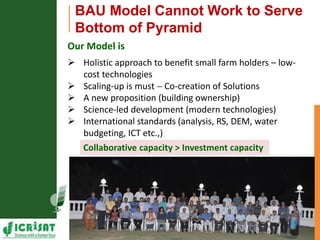 Asia Regional Program Planning Meeting- overview by Dr Suhas P Wani, Regional Director-Asia;4-5 may 2016-spw