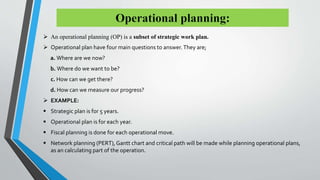 Steps in PERT planning process
 