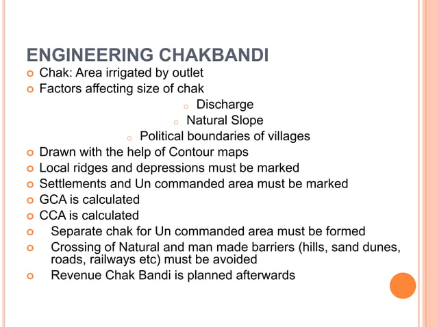 Planning of irrigation system | PPTX | Agriculture | Industries