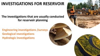 Planning of reservoir | PDF
