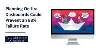 Planning On Jira
Dashboards Could
Prevent an 88%
Failure Rate
 
