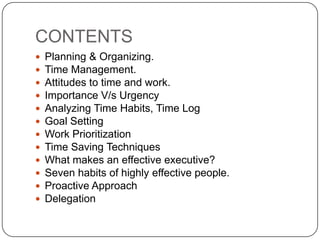 Planning & organizing | PPT