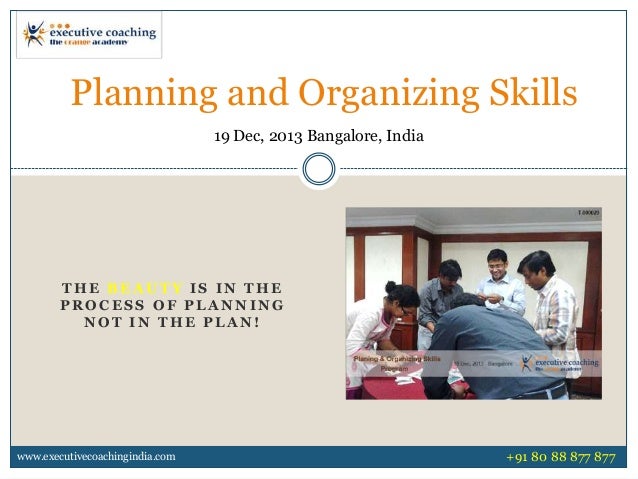 Planning and Organizing Skills Program by THE ORANGE ACADEMY