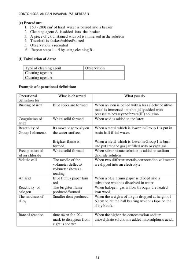 Planning paper 3