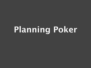 Planning Poker
 