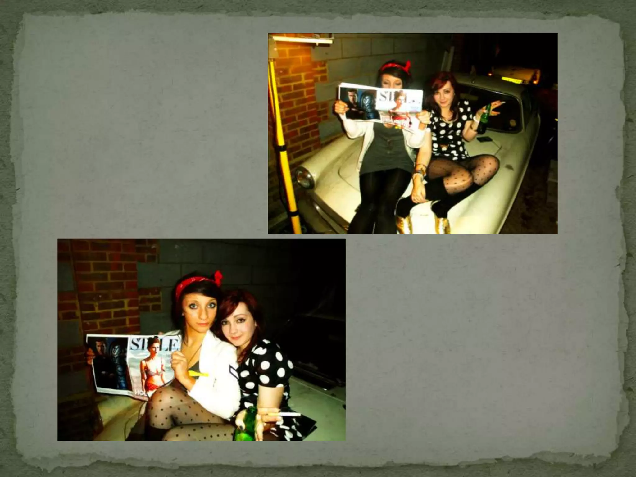 White knitted jumper