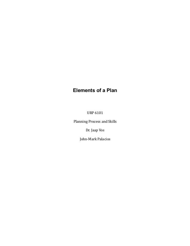 Communication in the planning process paper
