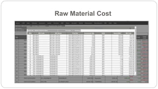 Raw Material Cost
 