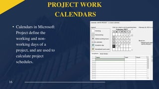 Project Calendar Definition Planning & Scheduling 222030008.pptx