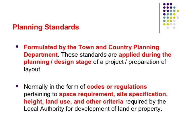 Planning Standard