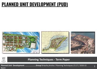 PLANNED UNIT DEVELOPMENT | PDF