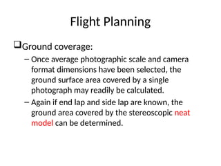 PLANNING THE AERIAL PHOTOGRAPHY for civilengineering students and ...