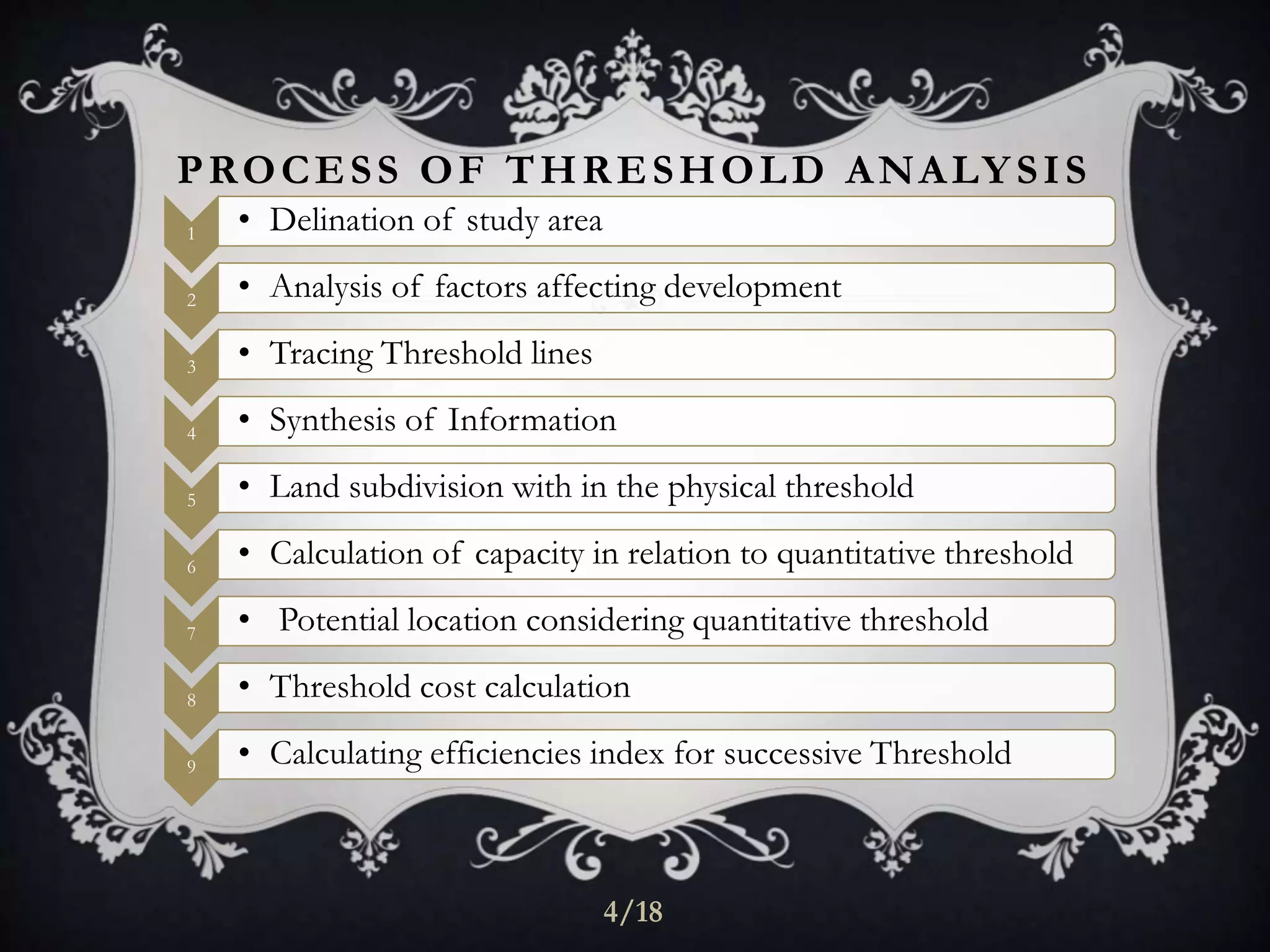 Threshold and Multivariate Analysis