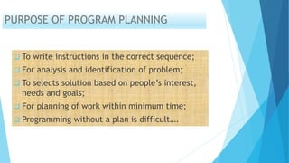 Planning to computer program(southeast university) | PPTX