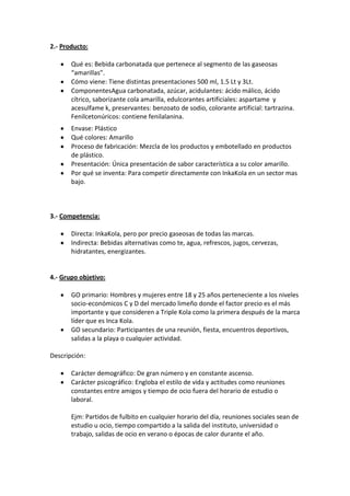 Planning triple kola