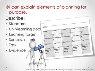 Unit and Lesson Planning with Purpose | PPTX