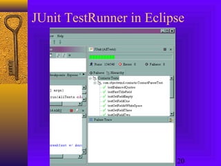 www.ObjectWind.com 20
JUnit TestRunner in Eclipse
 