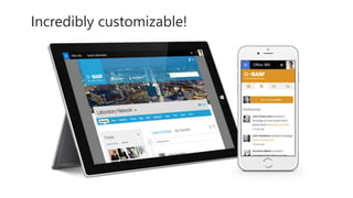 Incredibly customizable!
 