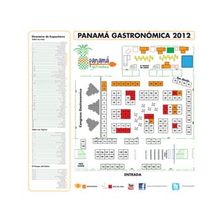 Plano de Panamá Gastronómica 2012 ATLAPA