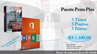 R$ 1.100,00
*Renovar após atingir
Esse teto de ganho.
 