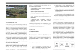 5
PROYECTO DE VIVIENDA SOCIAL Y REFORMA URBANA HABITACIONAL PARA LA LAGUNA DE SAN ANTONIO EN LA CIUDAD DE RIOBAMBA
Grafico 1 Incendio en orillas de la laguna, fuente:
http://www.laprensa.com.ec/imagenes3/fotonoticias/Laguna%20incendio.JPG
1.3 JUSTIFICACIÓN DEL TEMA:
La visión para crear el proyecto es intervenir en el sector periférico que
marca un límite entre la ciudad y lo rural, en primer lugar proteger a la
laguna como un importante ecosistema que se encuentra en constante
amenaza por las invasiones de las personas que han llegado a habitar el
sector, también en el ámbito social la idea de proyectar vivienda social
urbana para facilitar un hábitat digno a las personas de bajo nivel
económico que viven en las invasiones, dotar de servicios básicos al
barrio, evitar la degradación ambiental, la agudización de la pobreza y
cambiar la realidad de este barrio popular. Estas nuevas viviendas están
destinadas a cumplir con requisitos mínimos de confort y explorar
nuevas tecnologías en el campo de la construcción sostenible, planteando
el uso de nuevos materiales o sistemas constructivos alternativos,
además teniendo en cuenta opciones para brindar condiciones de
adaptabilidad y posibilidad de crecimiento, y para la importancia del
barrio darle una nueva identidad al lugar.
El proyecto se encuentra alineado con varios de los objetivos del Plan
nacional del buen vivir, orientados a brindar la oportunidad de tener una
vida digna como familia dentro de la sociedad, así como el
reconocimiento de los derechos y deberes, considerando las demás
necesidades que complementen la vivienda y teniendo en cuenta el
desarrollo de una población en armonía con el ecosistema; siendo los
más acordes con el tema los siguientes:
2 Auspiciar la igualdad, la cohesión, la inclusión y la equidad social
y territorial, en la diversidad.
3 Mejorar la Calidad de Vida de la Población.
4 Fortalecer las capacidades y potencialidades de la ciudadanía.
5 Construir espacios de encuentro común, y fortalecer la identidad
nacional, las identidades diversas, la plurinacionalidad y la
interculturalidad.
7 Garantizar los derechos de la naturaleza y promover la
sostenibilidad territorial y global.(1 PNBV 2013-2017
SEMPLADES)
También toma en cuenta el derecho a una vivienda digna que ofrezca
paz, seguridad y dignidad, la cual está reconocida en el art. 25 de la
Declaración de los Derechos Humanos de la ONU.
1.4 OBJETIVOS:
1.4.1 OBJETIVO GENERAL:
Diseñar un proyecto de reordenamiento urbano habitacional con
prototipos de vivienda social urbana sostenible destinados a la población
vulnerable del barrio de San Antonio, de acuerdo con las condiciones del
plan de protección ambiental de la laguna y las necesidades de sus
habitantes.
1.4.2 OBJETIVOS ESPECÍFICOS:
 A partir de la realidad, analizar los problemas y plantear una
solución de reordenamiento urbano para la zona a intervenir,
tomando en cuenta la protección ambiental de la laguna.
 Proponer prototipos de vivienda que permitan ofrecer varias
opciones de configuración interna asequibles a todo tipo de
familias.
 Explorar materiales nuevos con criterios sustentables que
permitan la prefabricación y construcción en menos tiempo y sin
desperdicio de recursos.
 Plantear sistemas pasivos de regulación climática que permitan
las mejores condiciones y el ahorro de energía en cada vivienda.
 Exponer a este prototipo como una nueva alternativa de diseño
y construcción para la época y sociedad actual.
1.5 ALCANCE DEL PROYECTO:
El proyecto se enfoca en analizar el concepto de límite urbano como
parte de una transición entre la mancha urbana y el medio natural siendo
el punto de partida para la intervención. Es necesario la exploración del
fenómeno habitacional en la periferia para que sea posible plantear una
nueva perspectiva a la ciudadanía acerca de los programas de vivienda
social generando vida en comunidad y sensibilidad por el ambiente
natural. También destacar el acercamiento a las nuevas tecnologías
constructivas para poder evidenciar el mejor aprovechamiento de
recursos para el proyecto, calidad y eficiencia, proponiendo el mínimo
impacto al ambiente; pues la visión es plantear la participación de la
ciudadanía en proyectos habitacionales que se alineen con los planes del
gobierno y entidades municipales locales, conformando así el desarrollo
futuro de la ciudad. El proyecto de vivienda social se centra en obtener
viviendas adaptables a las necesidades de las personas, para brindar las
mejores condiciones, analizándose en 4 ámbitos importantes:
Grafico 2 Ámbitos del planteamiento, fuente: Autor TDG
Social:
Vivienda
digna a
personas
vulenrables
Económico:
Ahorro y
optimizacion
de recursos
Cultural:
Dar una
nueva
indentidad a
la comunidad
Ambiental:
Protección de
la Laguna
como
ecosistema
natural
 