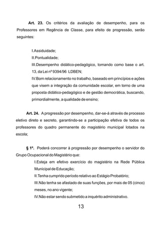 Plano De Cargos E Carreira