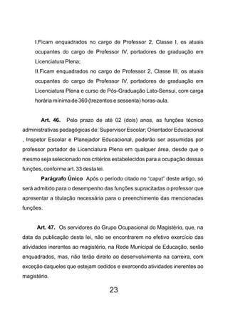 Plano De Cargos E Carreira