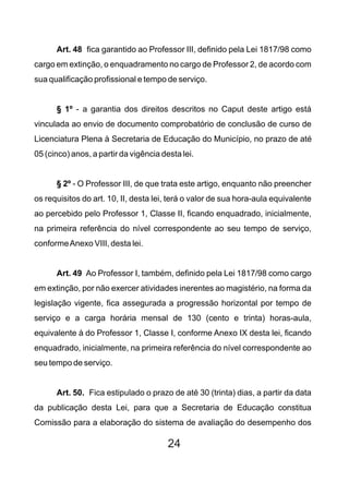 Plano De Cargos E Carreira