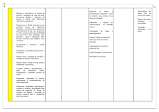 Plano de Ensino de Filosofia / 1º ano | PDF