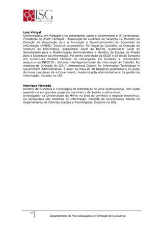 Plano De Estudos It Governance