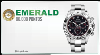 80.000 pontos 
Relógio Rolex 
 