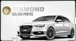 500.000 pontos 
Audi A3 
 