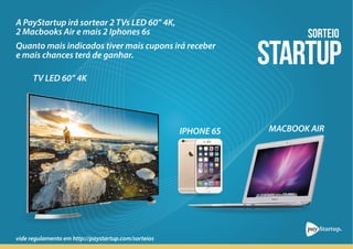 saque
MÍNIMO R$300
Você pode solicitar saque toda segunda-feira.
O valor será creditado em até 48h no seu cartão de crédito*
O cartão será solicitado no ato da primeira assinatura.
Não existe valor máximo para saque, todo valor que estiver disponível para saque, poderá ser sacado a qualquer momento.
*O cartão tem um custo de R$70 (com envio)
** Conta corrente ou poupança
Até a chegada do seu cartão você poderá solicitar saque
via conta bancária** em seu nome/CPF e préviamente cadastrada.
 