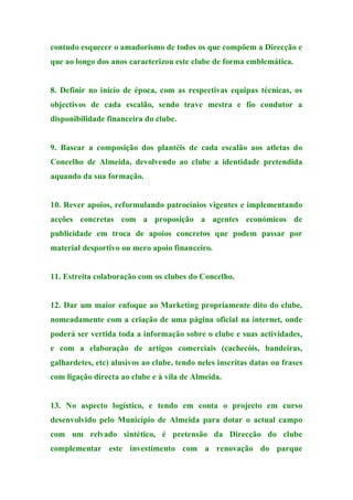 Plano EstratéGico Futebol