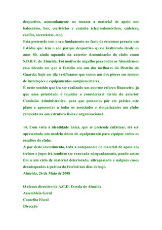 Plano EstratéGico Futebol