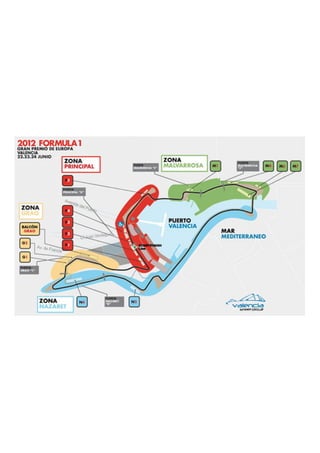Plano F1 Valencia 2012