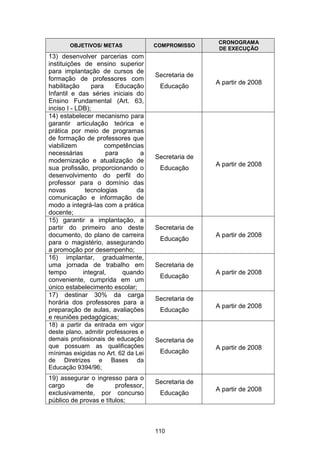 Plano Municipal de Educação